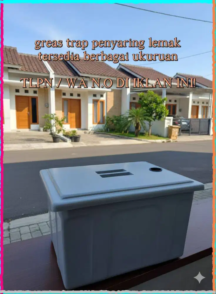 grease trap FIBERGLASS - GRESTREP BERKUALITAS