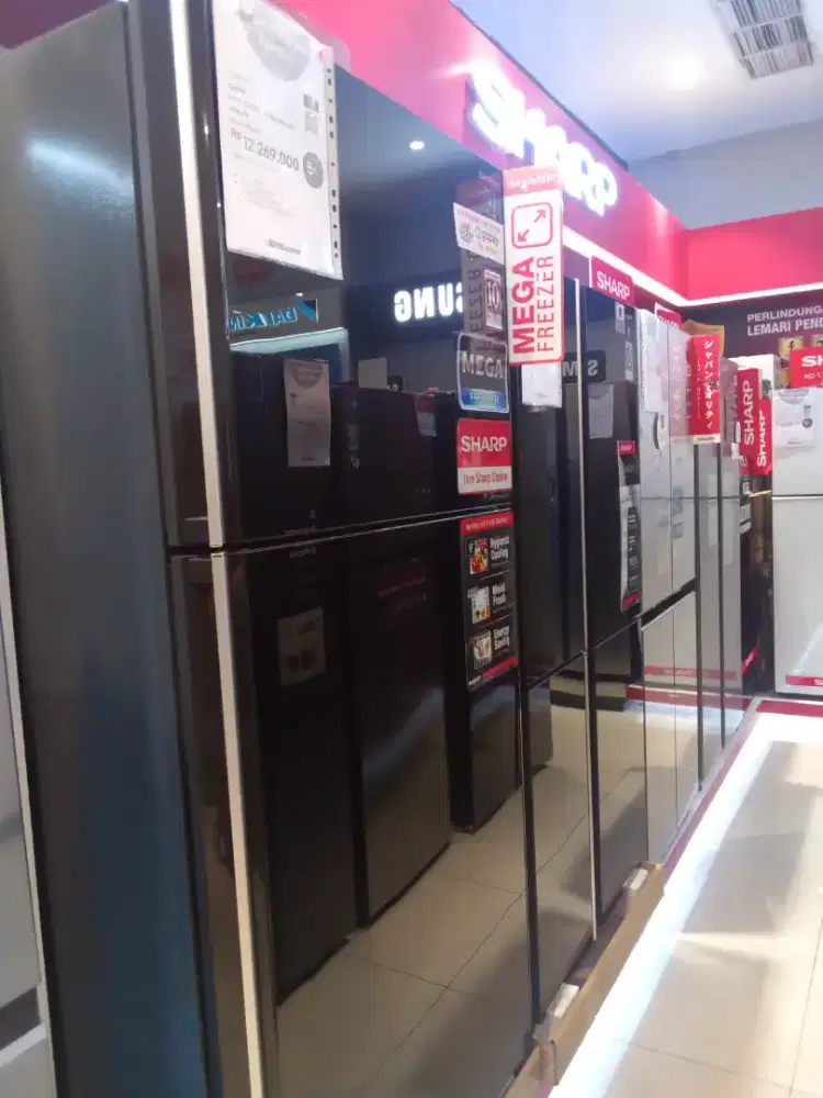 Kulkas 2 pintu Sharp (Bisa Cicilan)