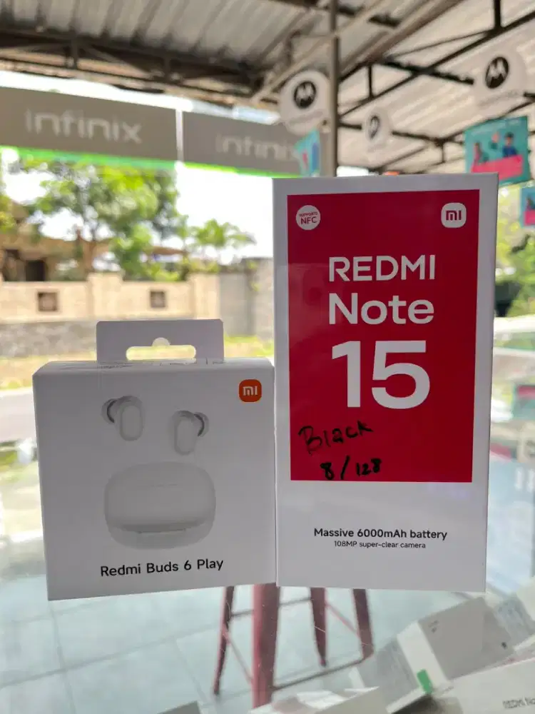 PROMO!! REDMI NOTE 15 R 8/128GB FREE REDMI BUDS 6 PLAY