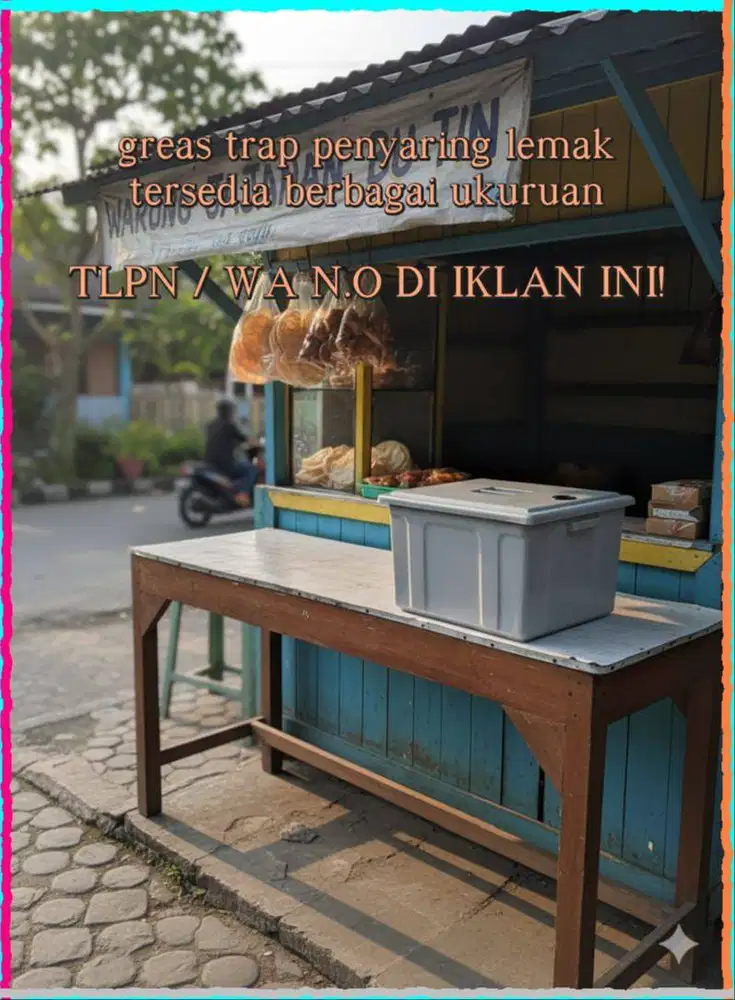 Grease Trap Filter Lemak Minyak Dapur Wastafel