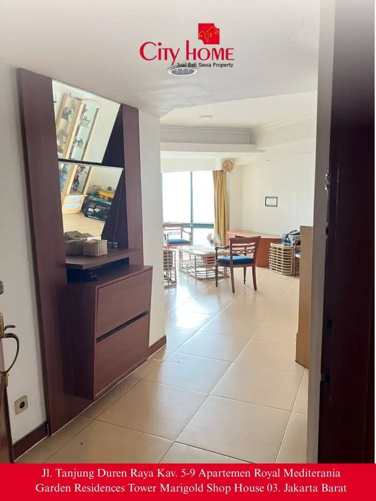 Jual Apartemen Taman Anggrek - 2 + 1 Bedroom, Full Furnished