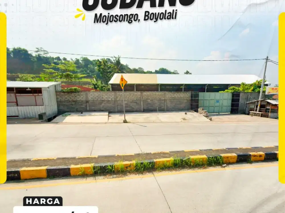 Di Jual Gudang Di Mojosongo, Boyolali
