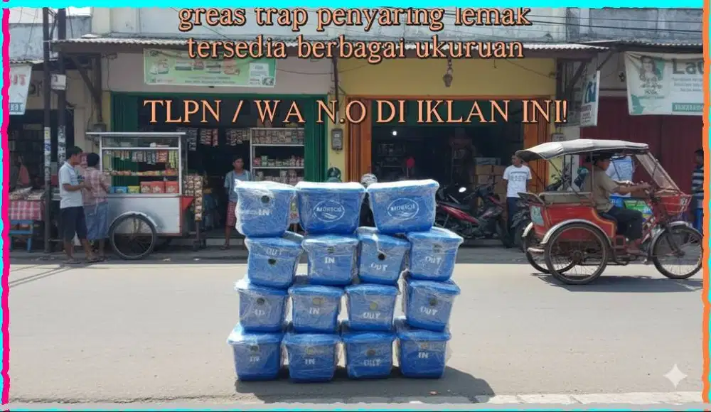 GRESTREP - grease trap -Penjebak Minyak