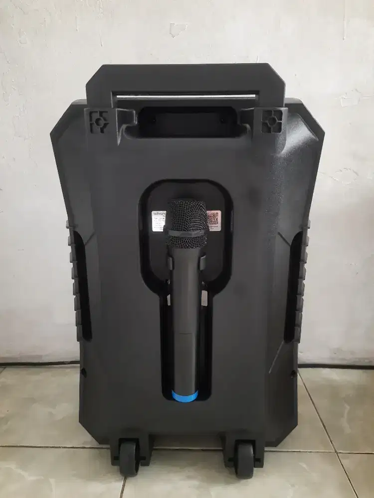 Speaker Bluetooth 12inch Karaoke Advance S120 msh gress lengkap mulus