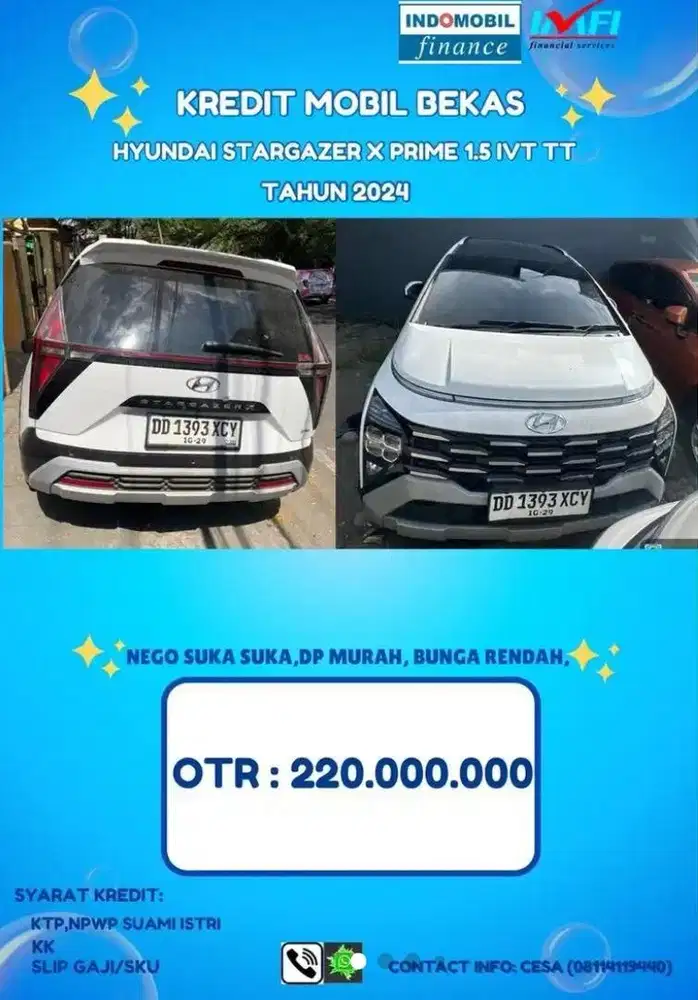 HYUNDAI - STARGAZER X PRIME 1.5 IVT TWO TONE