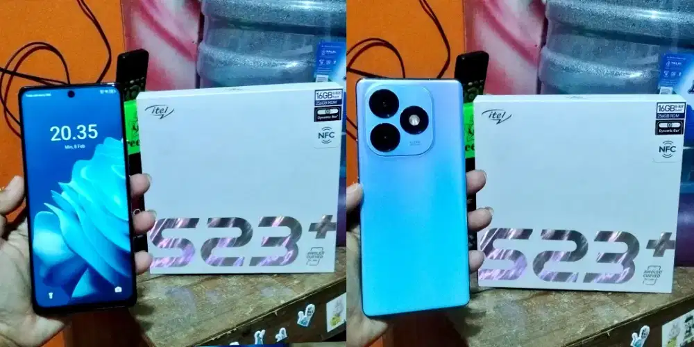 Itel s23+ NFC ram 8+8/256 Lengkap