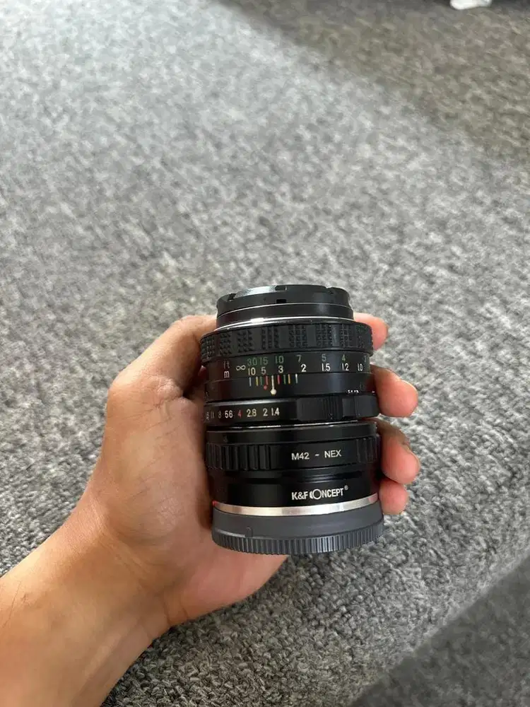 Lensa Flare Cantik EBC Fujinon 50mm F 1.4