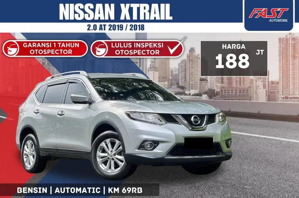 NISSAN XTRAIL 2019 / 2018 2.0 AT LOW KM & PAJAK PANJANG