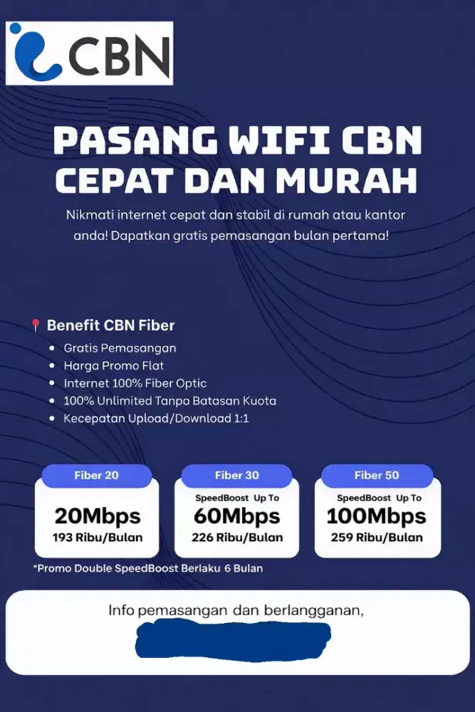 Paket Murah CBN Wifi