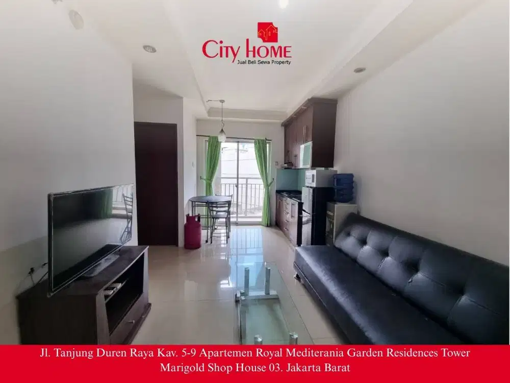 Sewa Apartemen Full Furnished di Mediterania Garden Residences 2