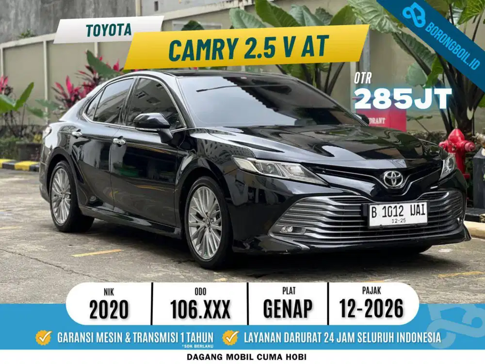 TDP 5 Juta ! Toyota New Camry V 2.5 AT 2020 Hitam 2021 accord civic