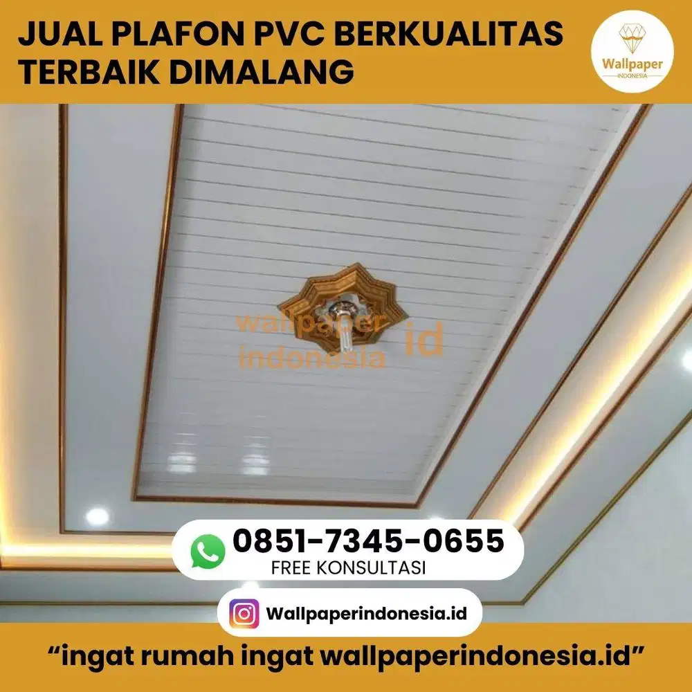 JUAL PLAFON PVC BERKUALITAS TERBAIK DI MALANG