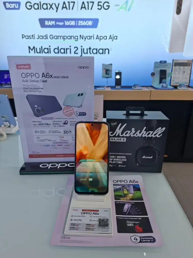 Oppo A6x & Marshall Major V hanya 199rb
