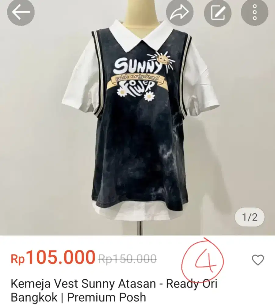60 Pcs Baju dan Tas Bangkok Thailand baru