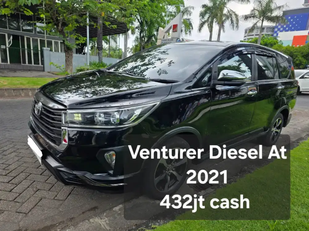 Venturer diesel matic at 2021 hitam reborn inova toyota