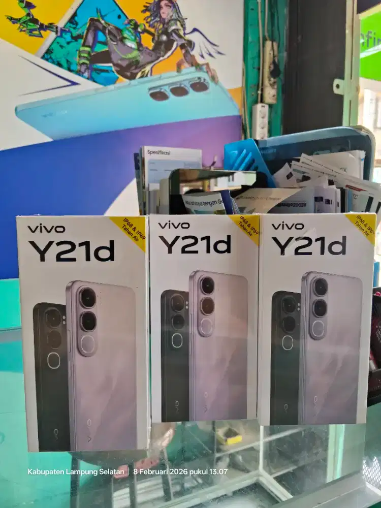 Vivo 21d ram 6+6/128gb promo harga termurah , barang baru, segel