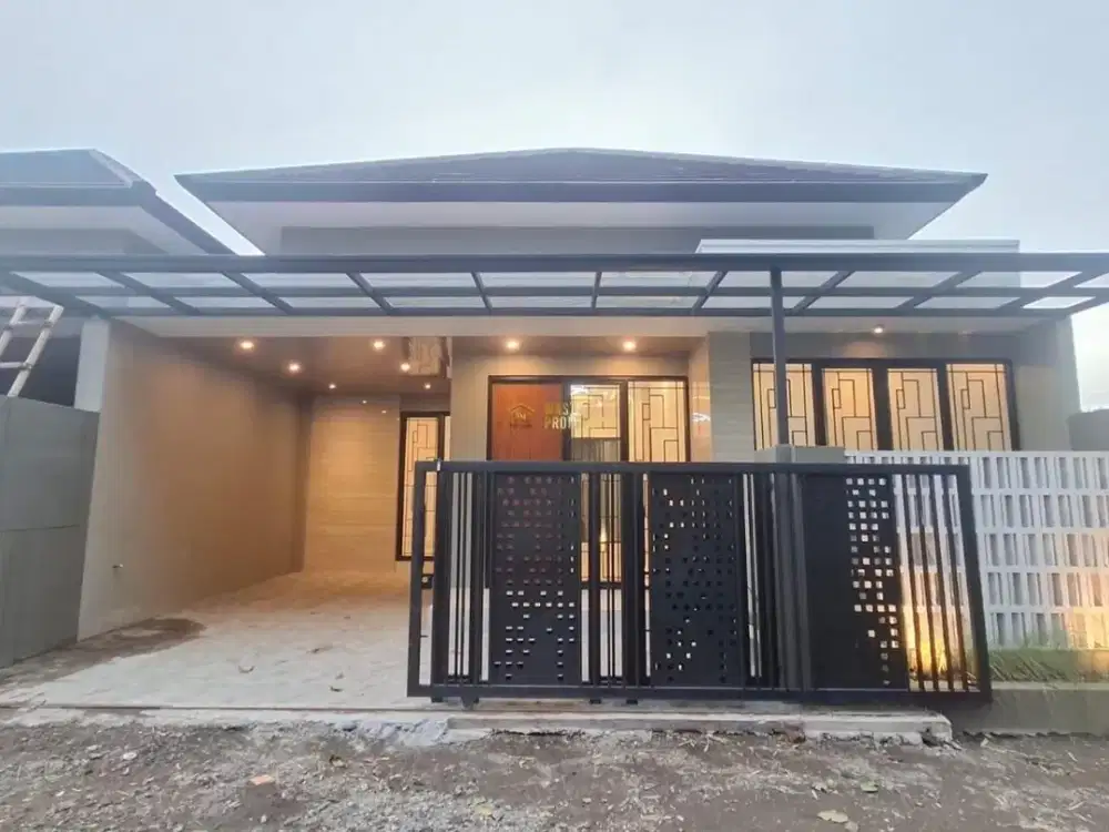 RUMAH BARU DALAM CLUSTER DI PURWOMARTANI AKSES JALAN ASPAL DEKAT EXIT TOL