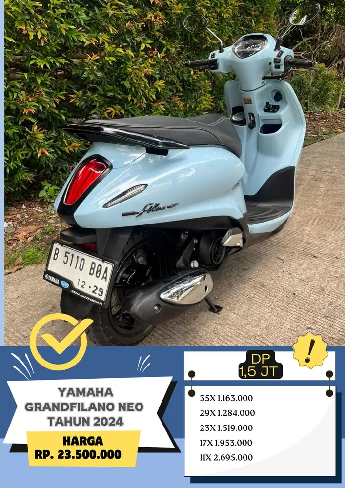 KM 7rb Yamaha GrandFilano Neo Tahun 2024
