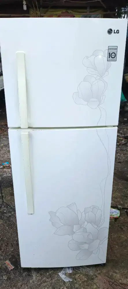 Kulkas pintu 2 Lg tempered glass