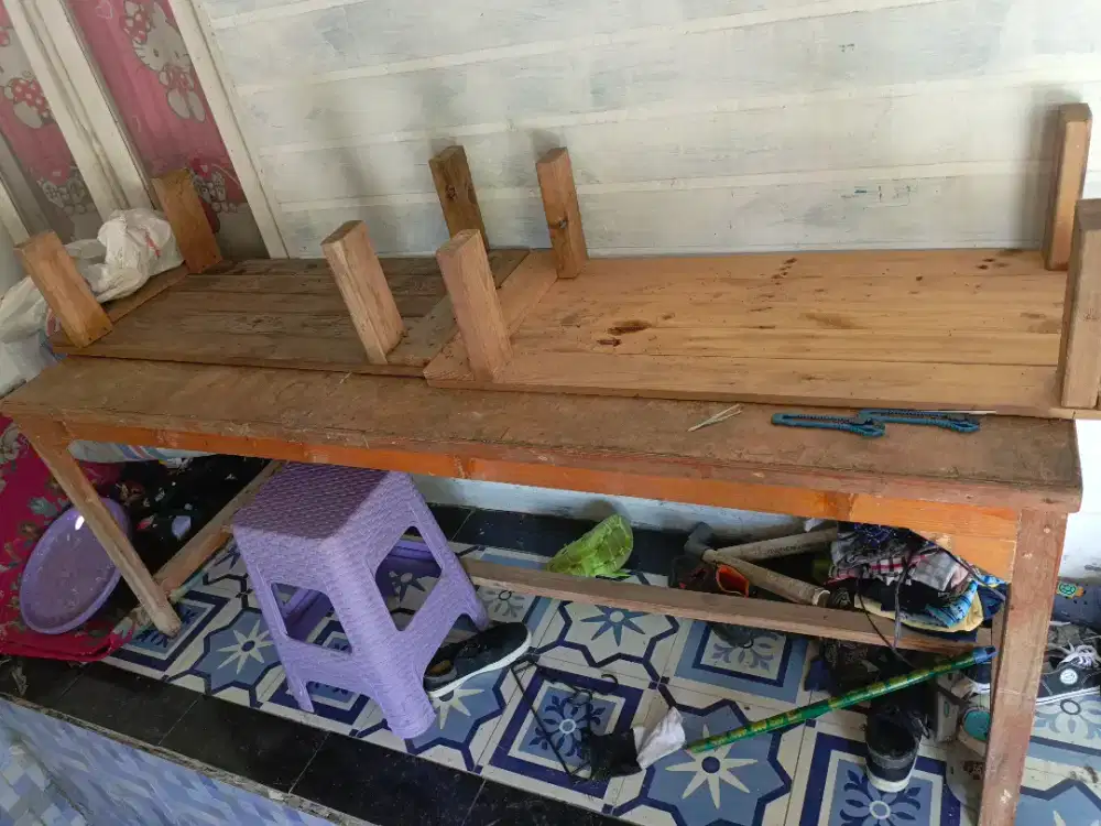 Meja panjang 2meter dan meja lesehan