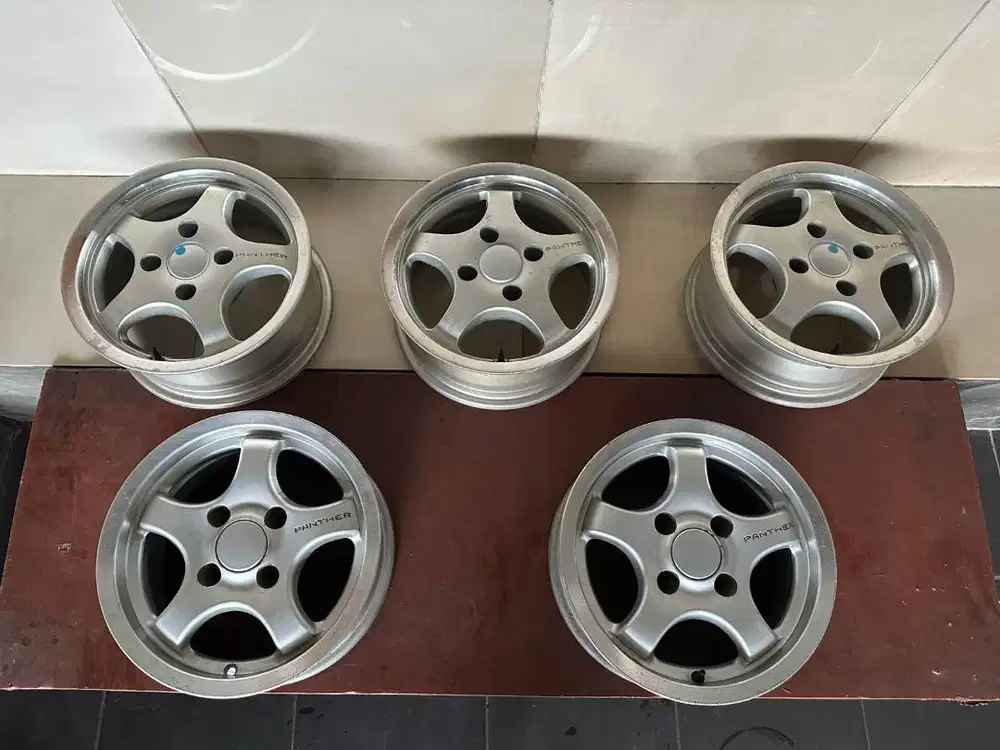 5 pcs Velg Alumunium R14x6 Isuzu Panther Royale 2.3cc Palang 5