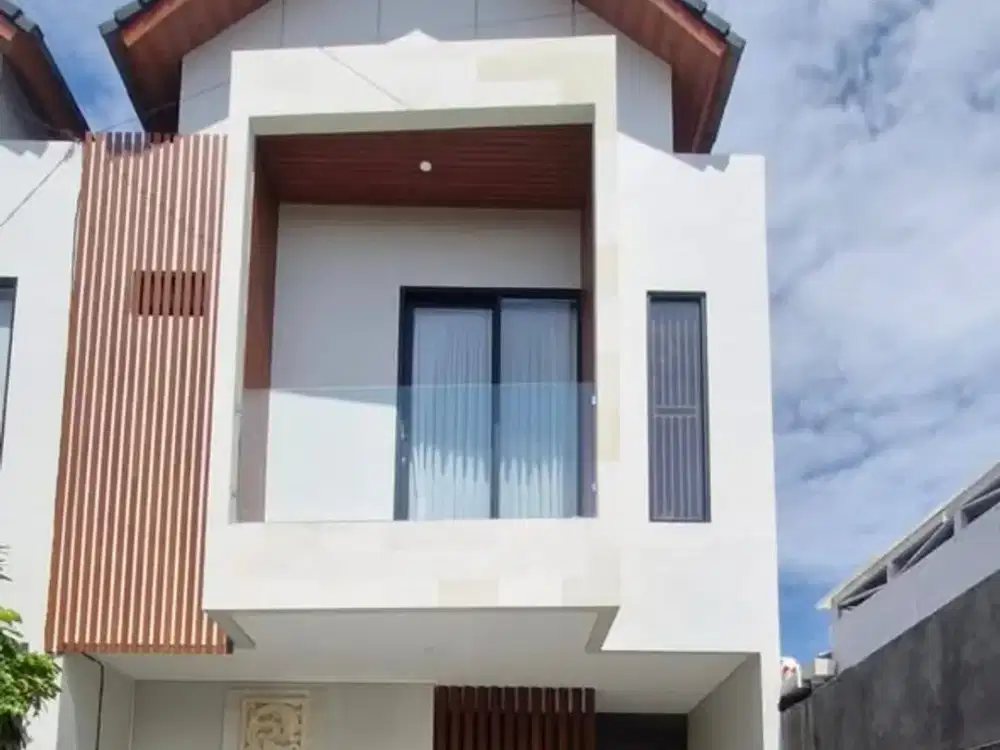 Jual Rumah Lantai 2 Model Modern Minimalis Furnished Di Jalan Tukad Balian Denpasar Bali. Dekat Ke Renon, Panjer, Sesetan, Sanur Bali,