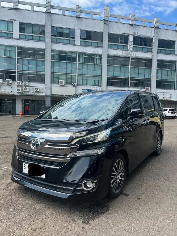 Vellfire alphard 2015 Black full record siap mudik