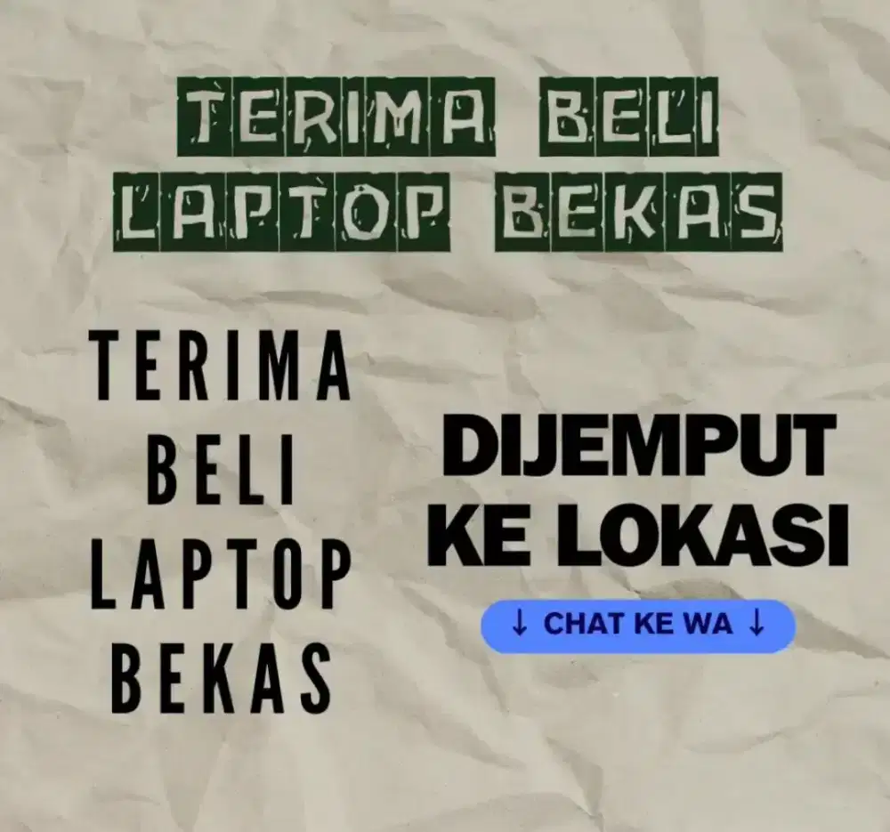 Di beli Laptop Bekas