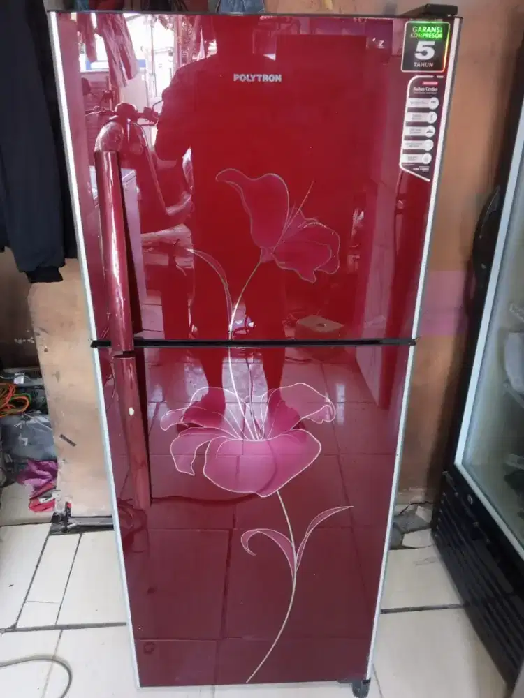 Jual bu kulkas 2 pintu normal no kendala merk POLYTRON BALEZZA