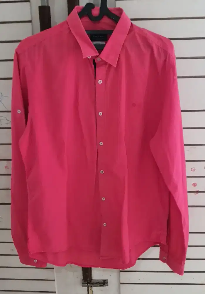 KEMEJA ZARA MAN SLIM FIT ORIGINAL