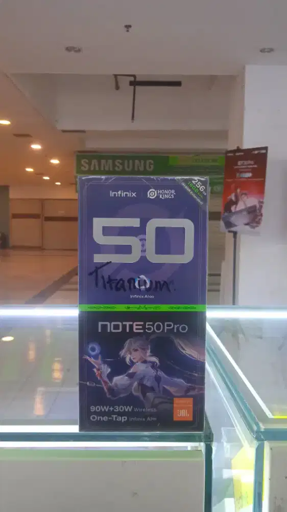 Infinix Note 50 Pro, 8/256GB Mulus, Fullset, Garansi Resmi!