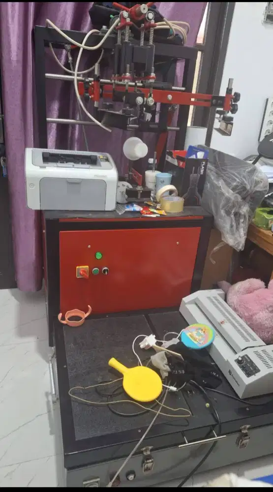 Mesin sablon cup full set siap pake usaha
