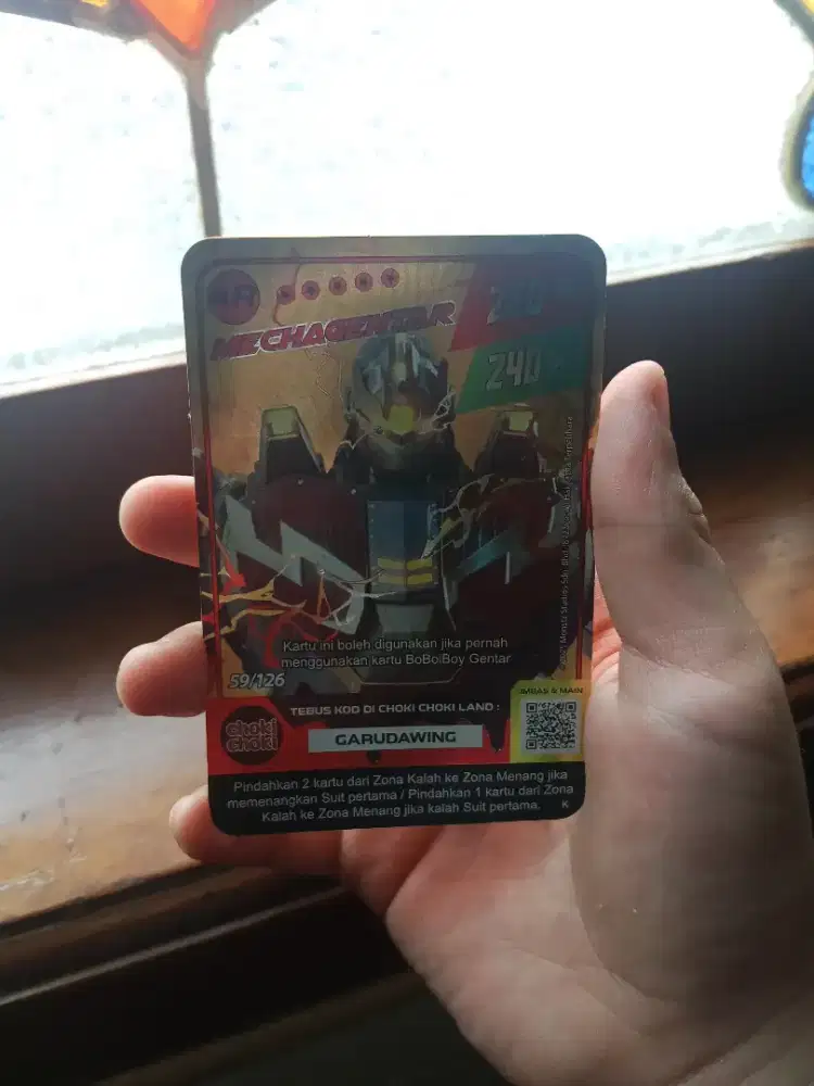 dijual kartu Choki Choki Boboi gold AR mechagentar