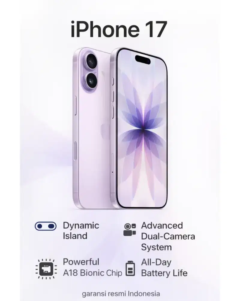 iPhone 17 Garansi Resmi Indonesia