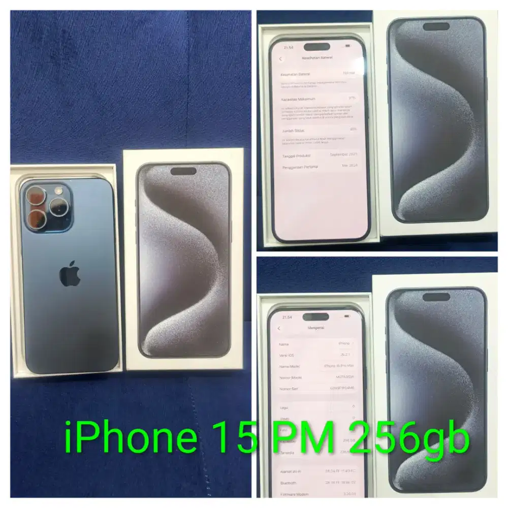 iPhone 15 promax 256gb