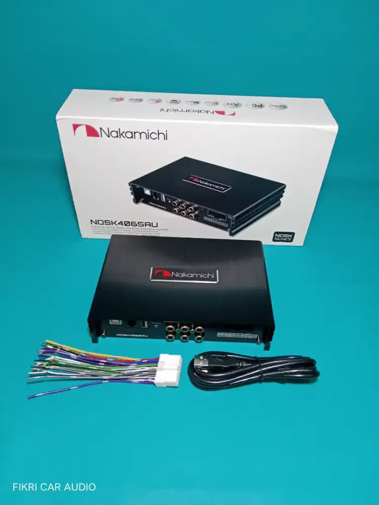Ples Pasang Processor NAKAMICHI NDSK-4065AU 6Chnnel Built-IN Amplifier