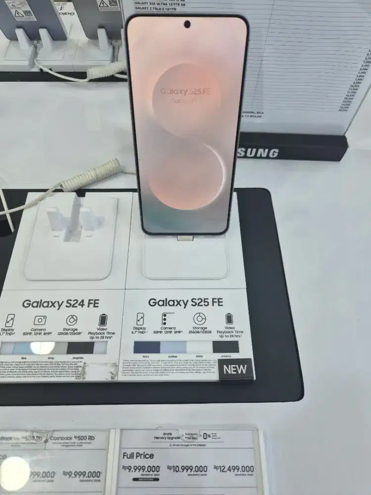 Samsung Galaxy S25 FE.Free Upgrade Memory & Cashback 500ribu