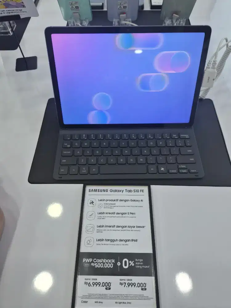 Samsung Galaxy Tab S10 FE.Cashback Up to 500ribu