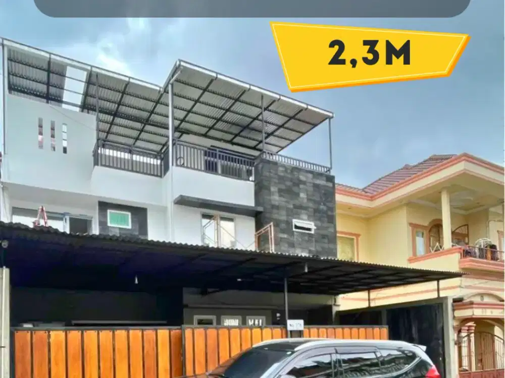 DIJUAL RUMAH 3 LANTAIDI BANK RAYA DEMANG PALEMBANG