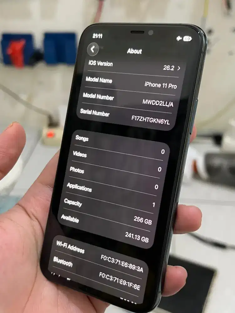 iPhone 11 Pro 256gb no minus