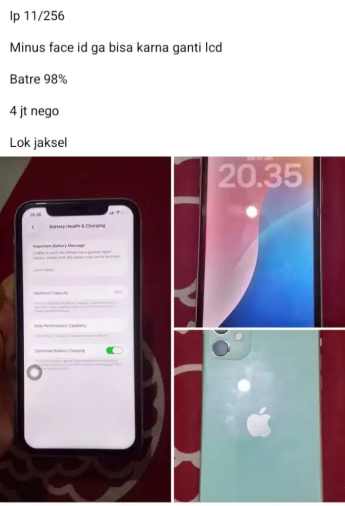 JUAL CEPAT IP 11/256