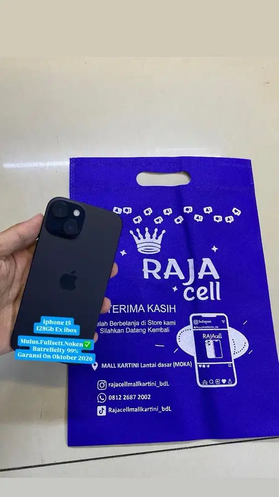 Iphone 15 internal 128Gb Ex ibox