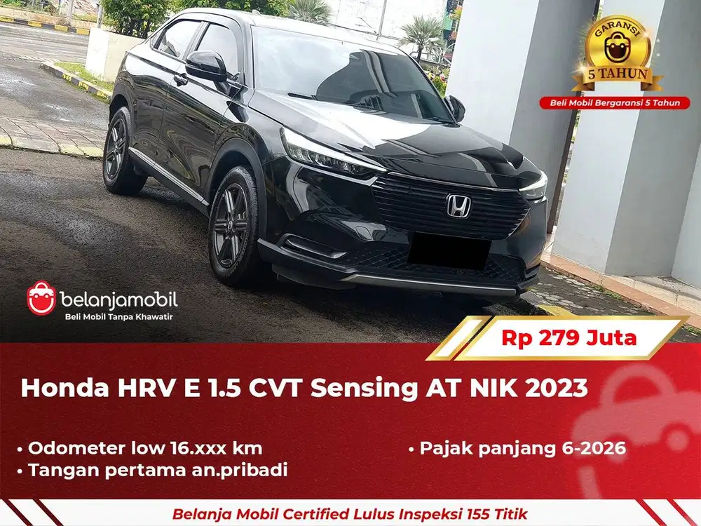 [ GARANSI 5TH ] Honda HRV HR-V HR V E 1.5 Sensing 2023 2024