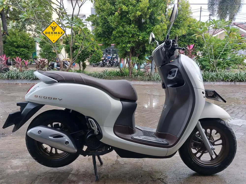 (DP 400 Rb)‼️ Scoopy Prestige Keyless Putih 2024 Cash & Kredit