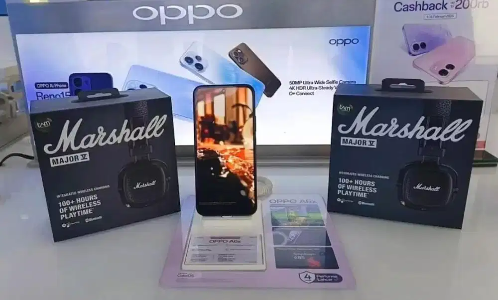 Oppo A6x (8/128) Kredit Cukup Ktp aja tebus murah marhsal!!