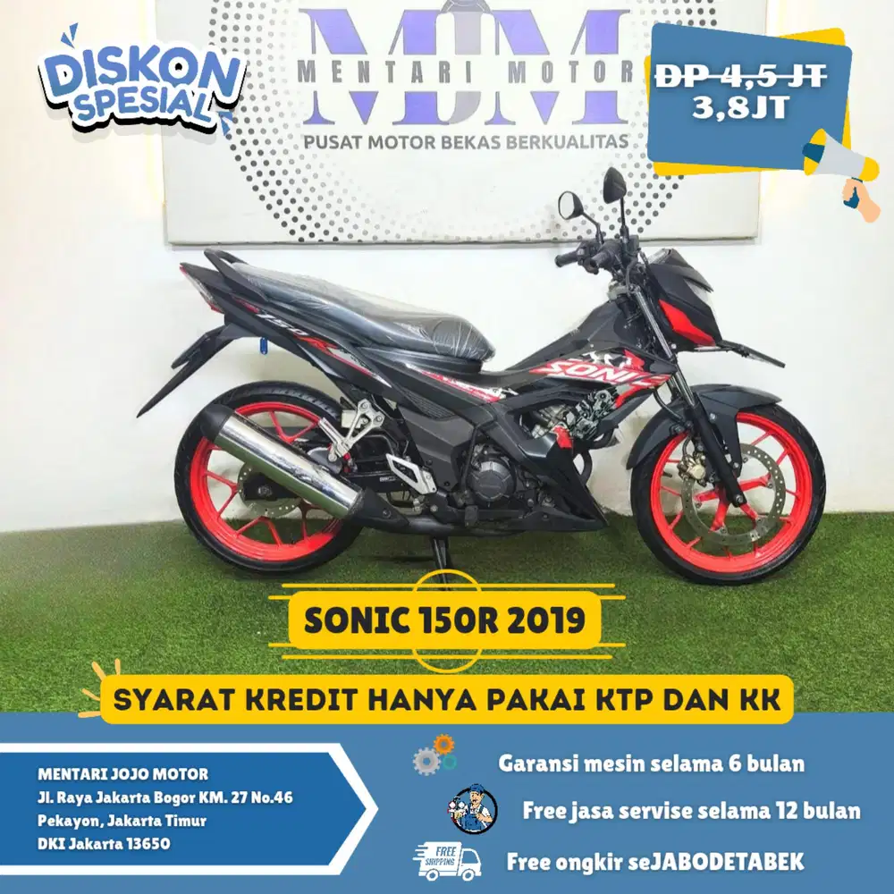 SONIC 150R 2019 BISA KREDIT LIKE NEW GAS!! MENTARI JOJO MOTOR