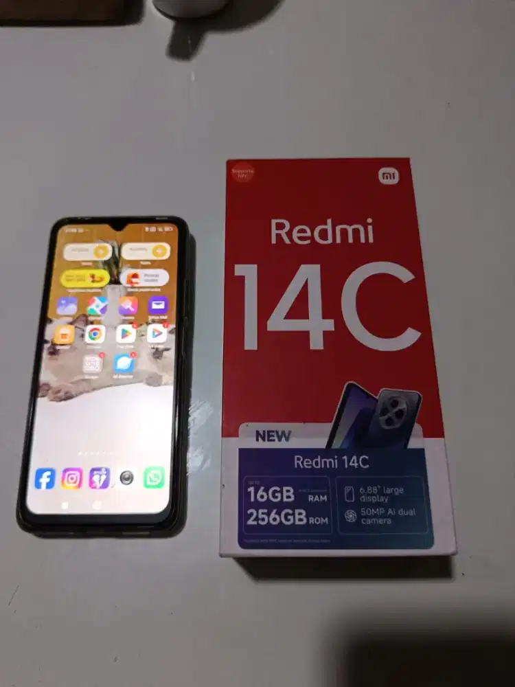 Xiomi Redmi 14C bekas rasa baru