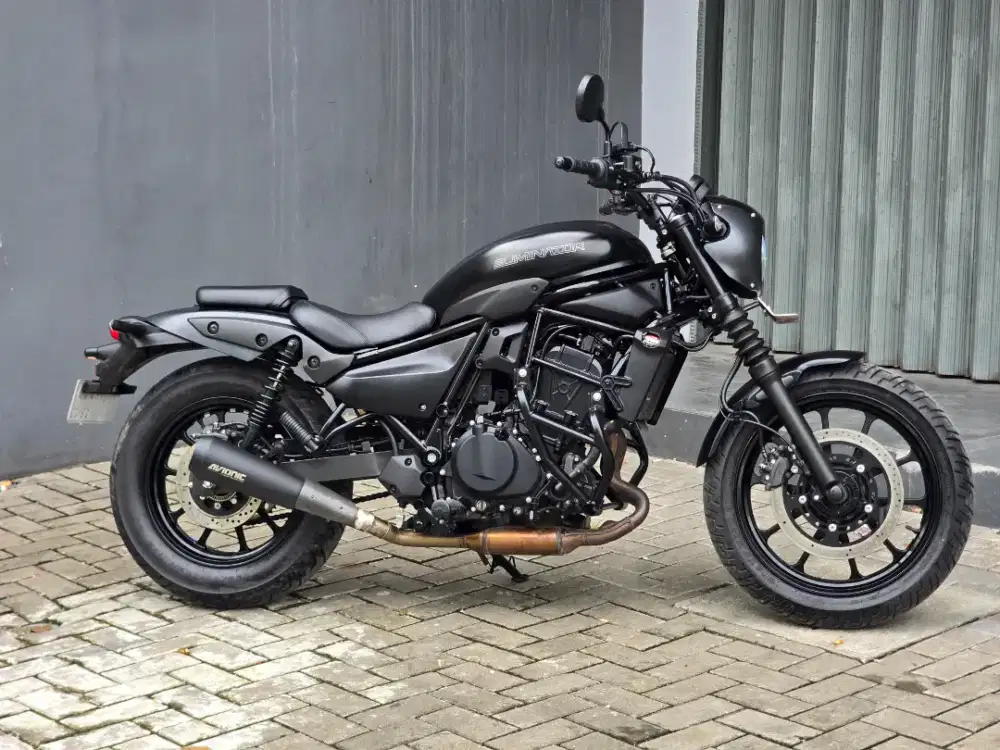 Moge Cruiser Kawasaki Eliminator 450 th 2024 Km 2rb Like New Siap Gas