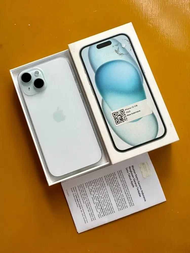 iphone 15 128gb iBox resmi warna Blue Garansi Aktif