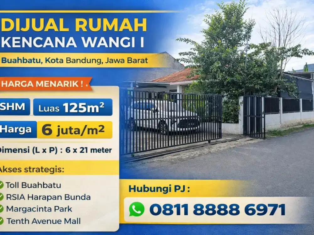 Tanah Premium 125 m² di Buahbatu – Investasi Cerdas